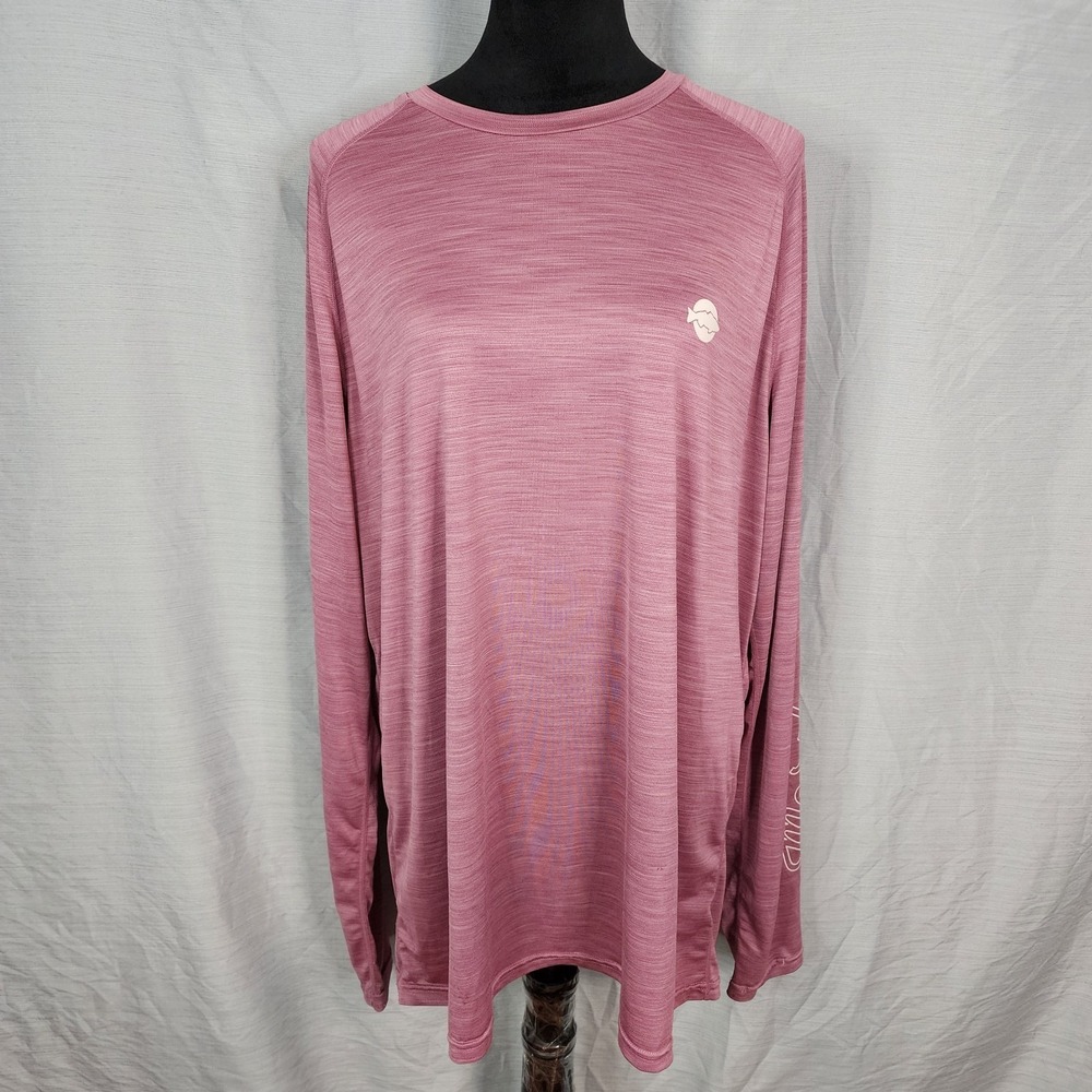 MARSH WEAR Size XXL Wetland Tech Rose Pink Long Sleeve Pamlico Outdoor Shirt EUC - Picture 2 of 12